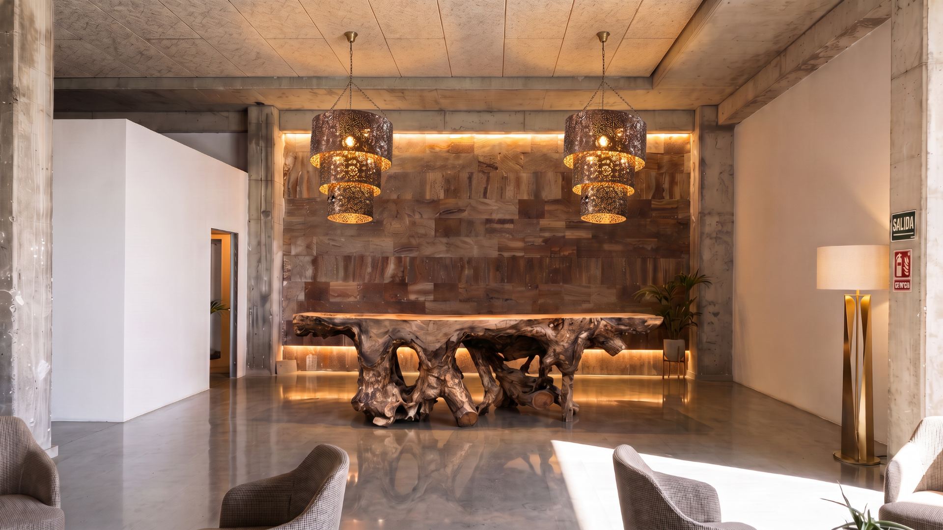 lobby reception tui blue sevilla suites rendering