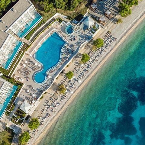 tui blue adriatic beach luftaufnahme