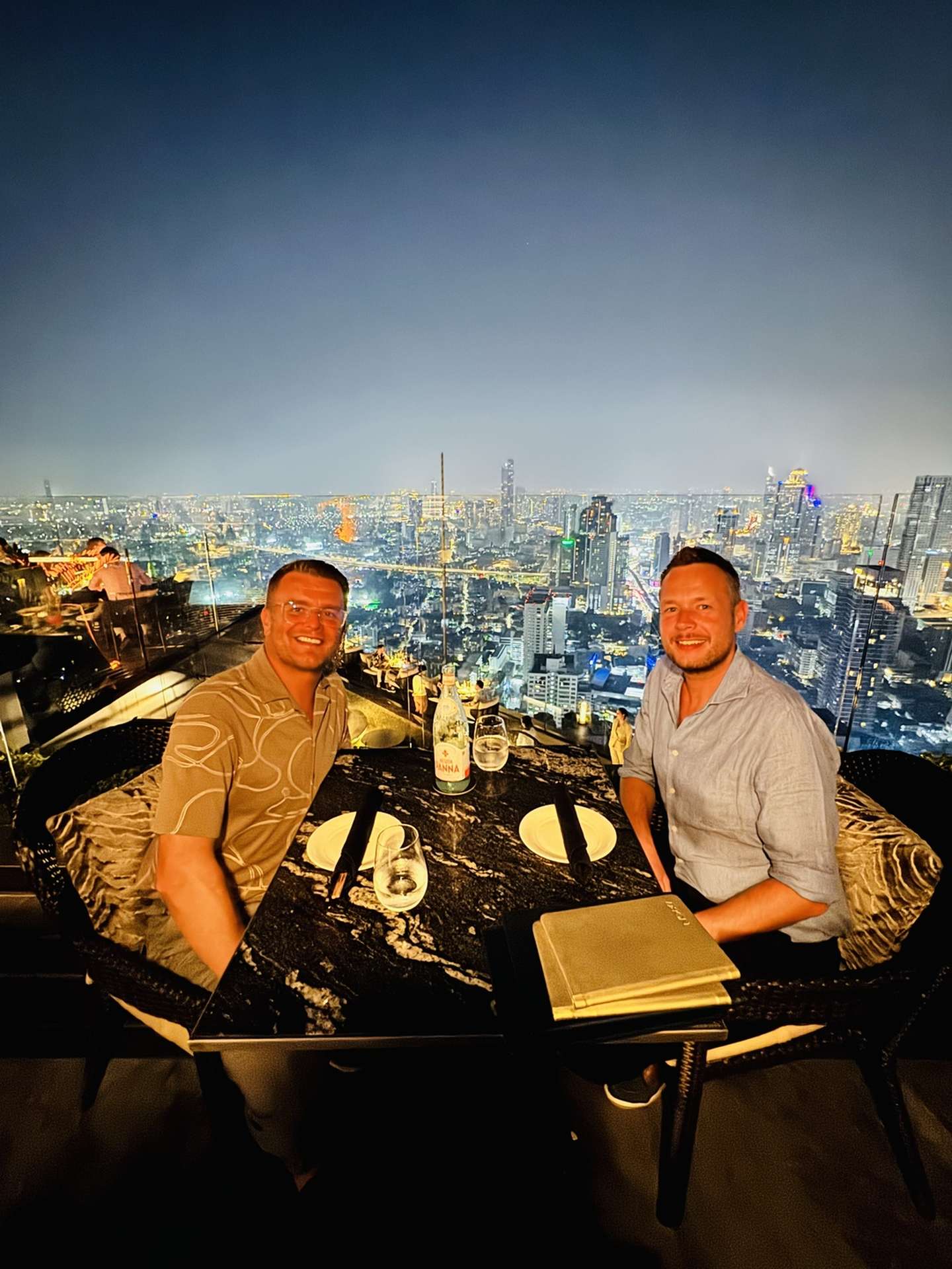 Dinner at Nobu Bangkok on the 58th floor of Empire Tower