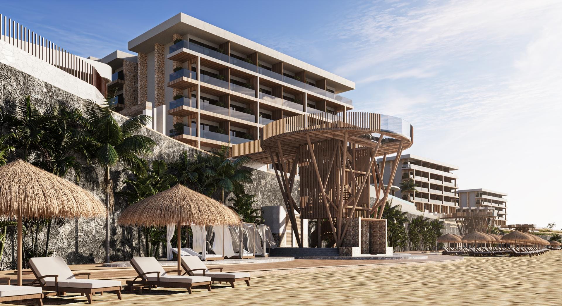 tui blue curacao strand aussichtsplattform