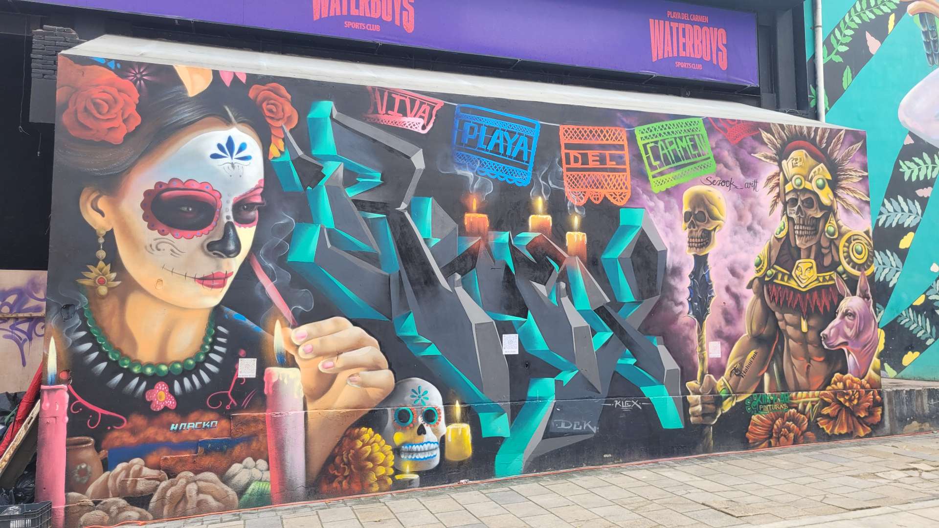 Streetart in Playa del Carmen