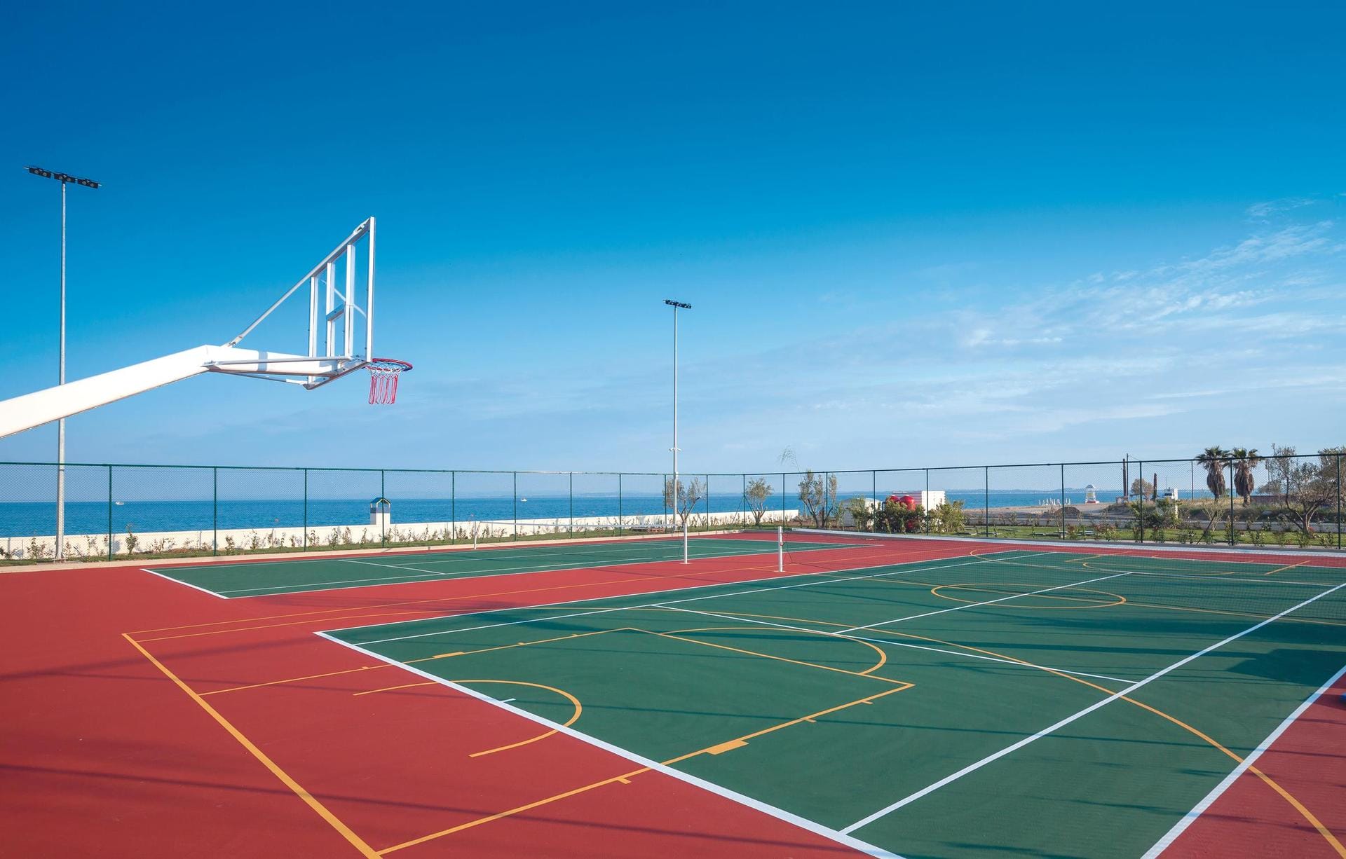 tennisplatz multicourt tui blue lagoon palace