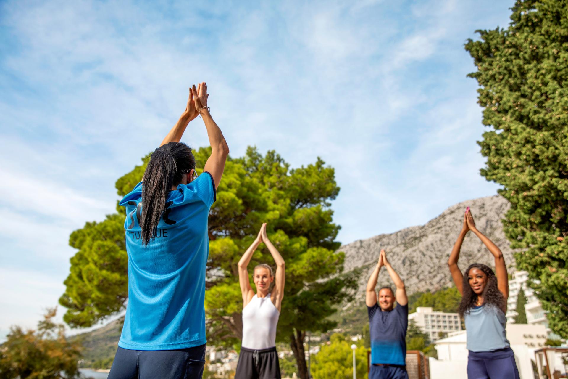 tui blue adriatic beach yoga